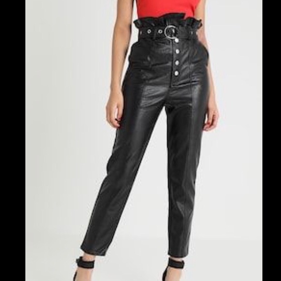 Honey Punch Pants - FABULOUS FAUX LEATHER TROUSERS